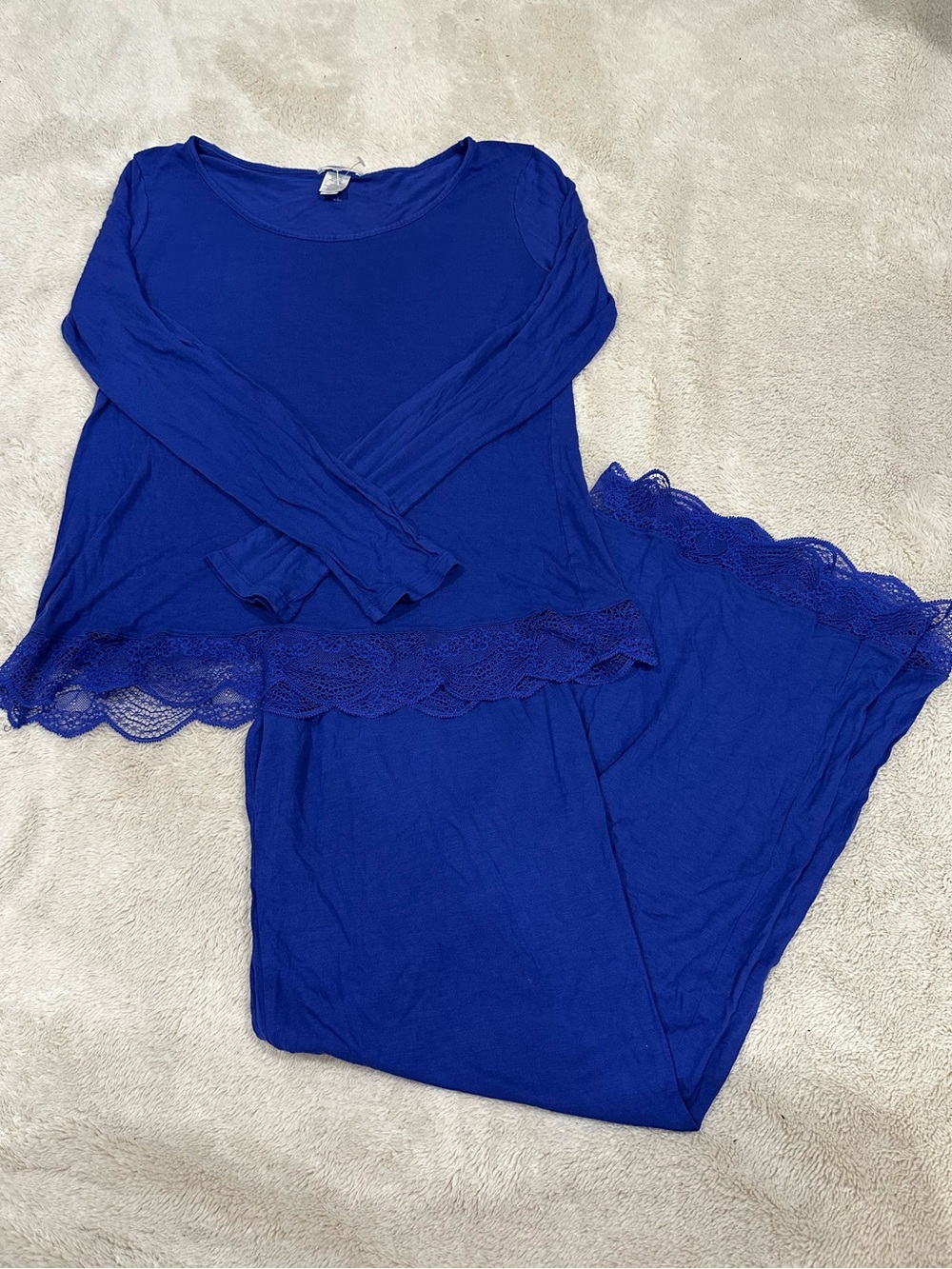 NWT eberjey lace estelle pajamas set size medium